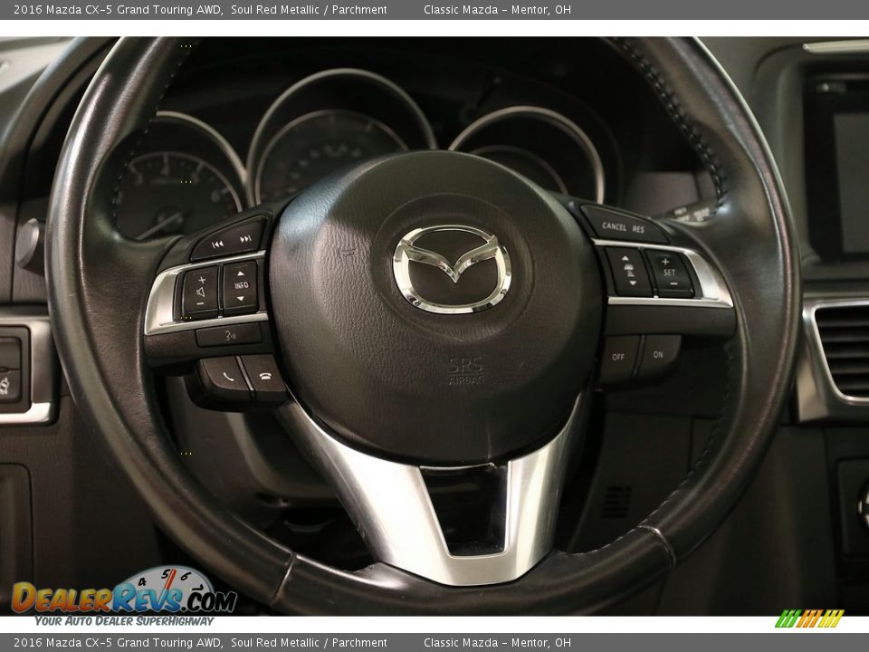 2016 Mazda CX-5 Grand Touring AWD Soul Red Metallic / Parchment Photo #7