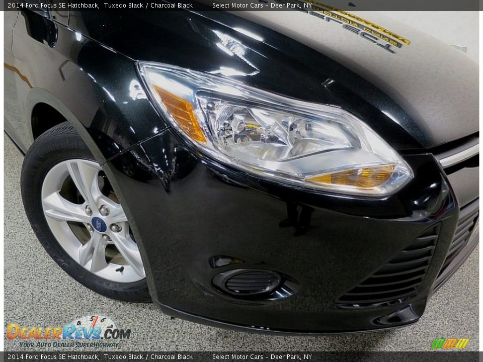 2014 Ford Focus SE Hatchback Tuxedo Black / Charcoal Black Photo #6