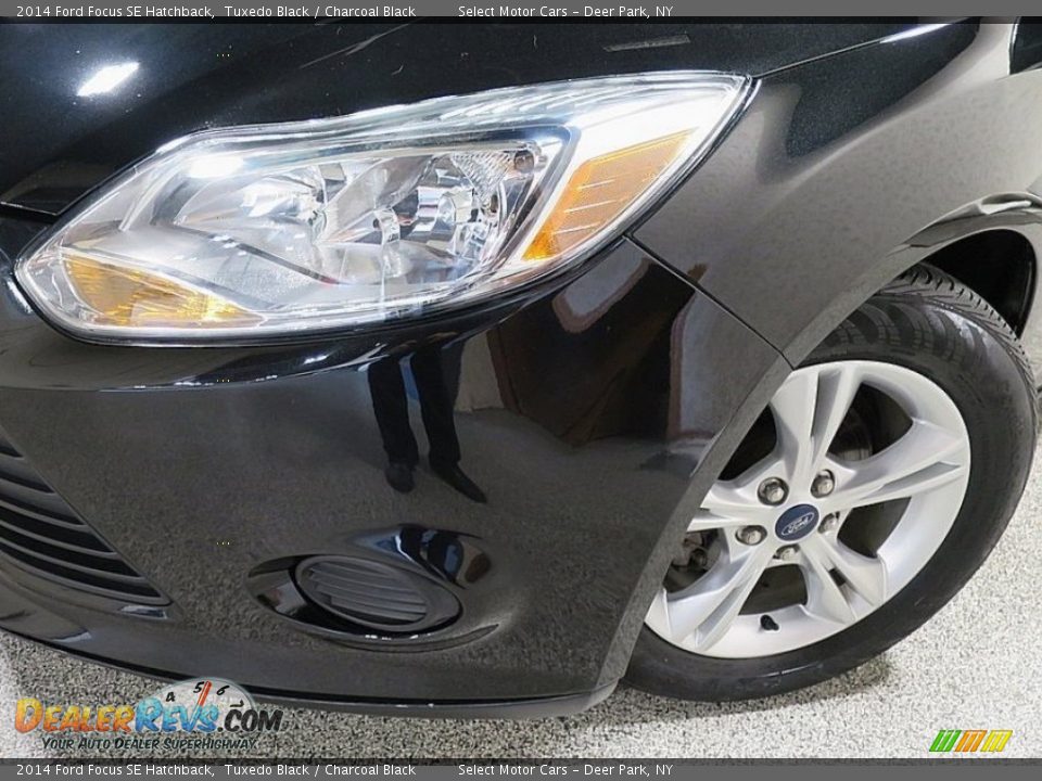 2014 Ford Focus SE Hatchback Tuxedo Black / Charcoal Black Photo #7