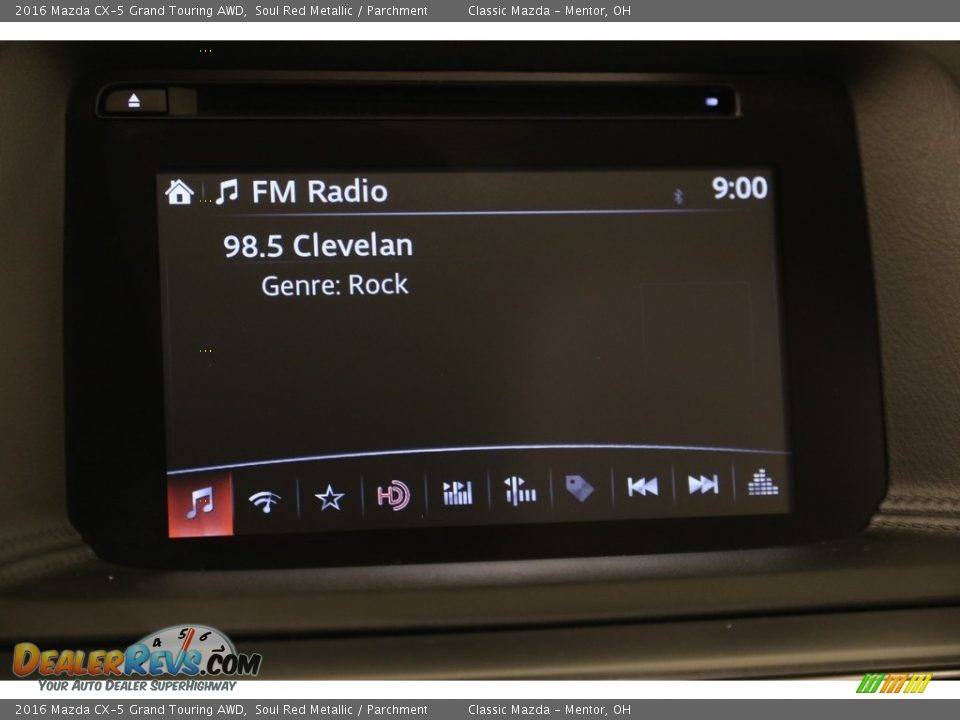 2016 Mazda CX-5 Grand Touring AWD Soul Red Metallic / Parchment Photo #10