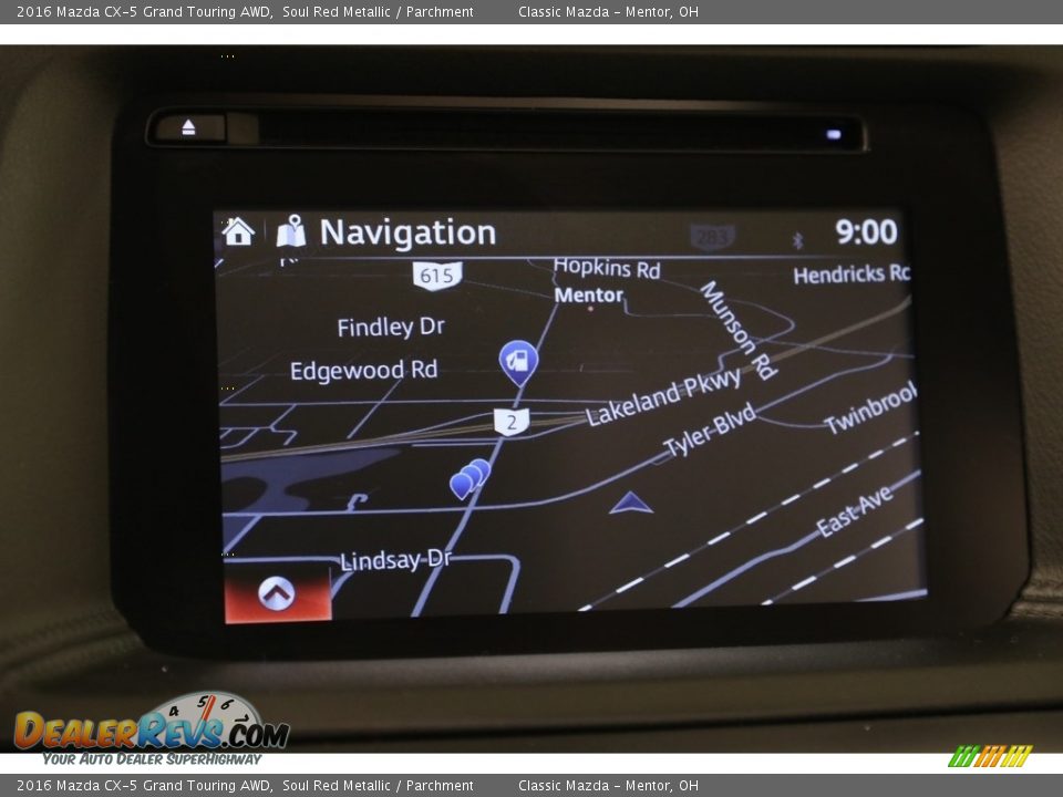 2016 Mazda CX-5 Grand Touring AWD Soul Red Metallic / Parchment Photo #12