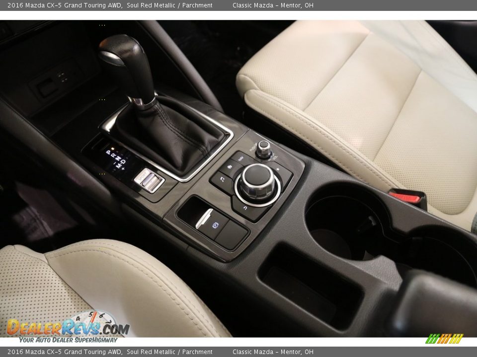 2016 Mazda CX-5 Grand Touring AWD Soul Red Metallic / Parchment Photo #13