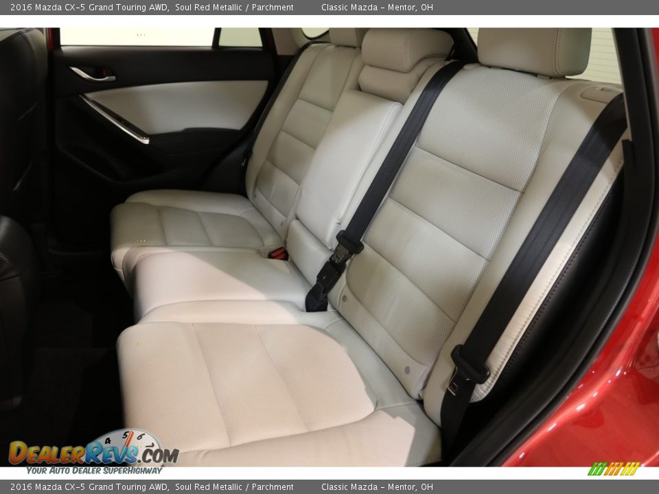2016 Mazda CX-5 Grand Touring AWD Soul Red Metallic / Parchment Photo #17