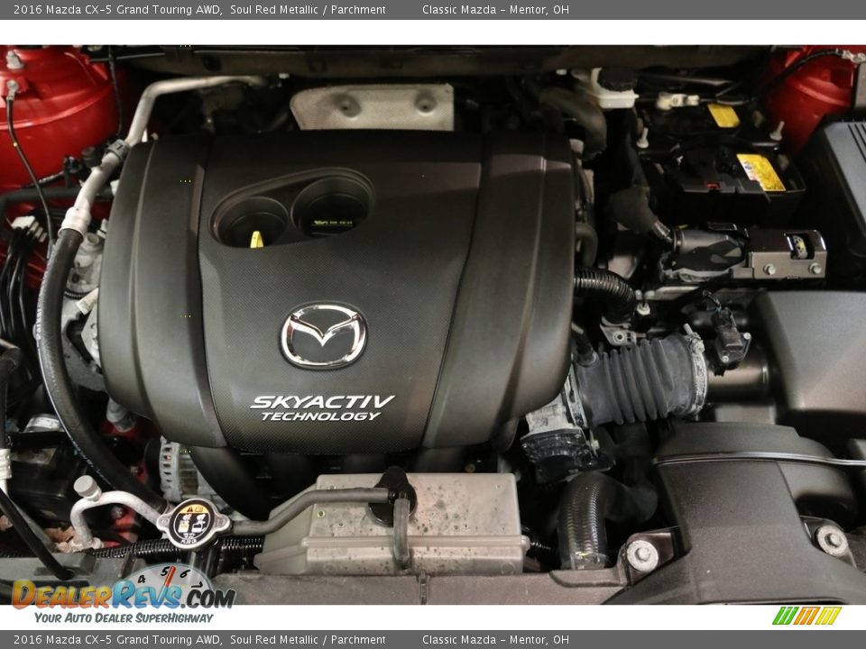 2016 Mazda CX-5 Grand Touring AWD Soul Red Metallic / Parchment Photo #19