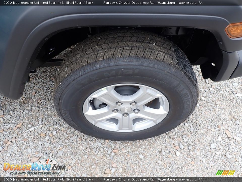 2020 Jeep Wrangler Unlimited Sport 4x4 Bikini Pearl / Black Photo #9
