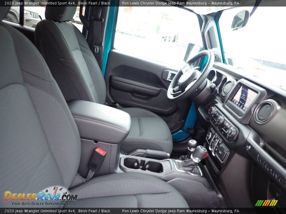 2020 Jeep Wrangler Unlimited Sport 4x4 Bikini Pearl / Black Photo #10
