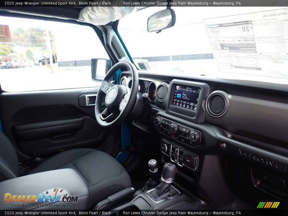 2020 Jeep Wrangler Unlimited Sport 4x4 Bikini Pearl / Black Photo #11
