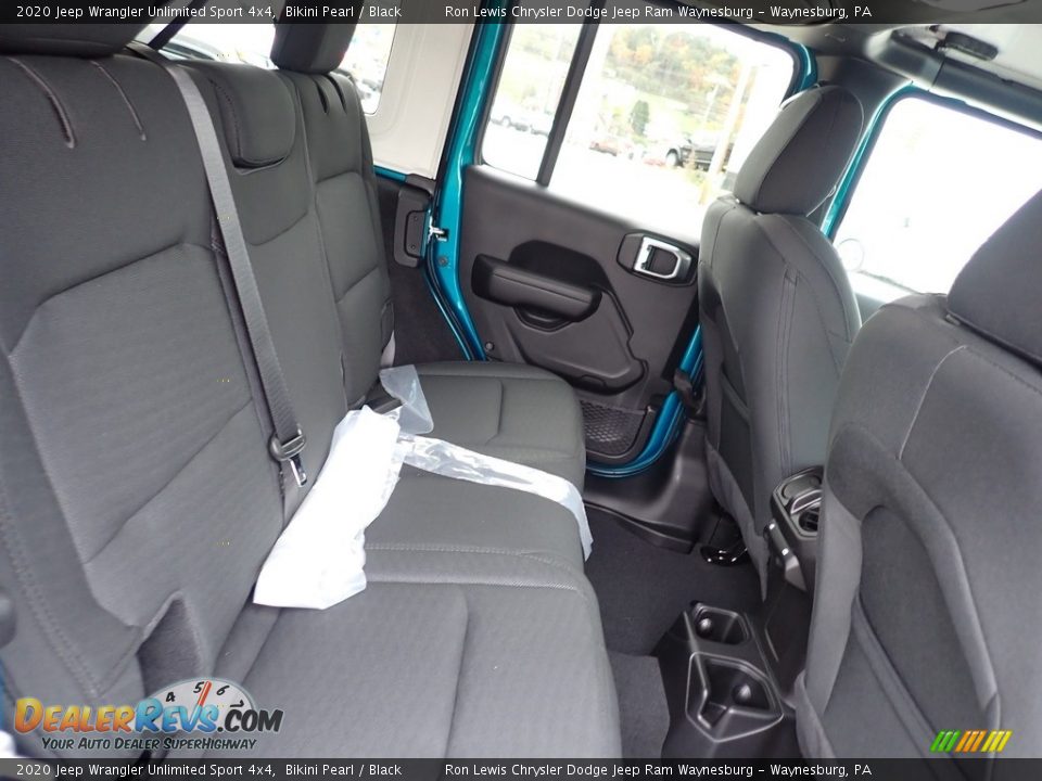 2020 Jeep Wrangler Unlimited Sport 4x4 Bikini Pearl / Black Photo #12
