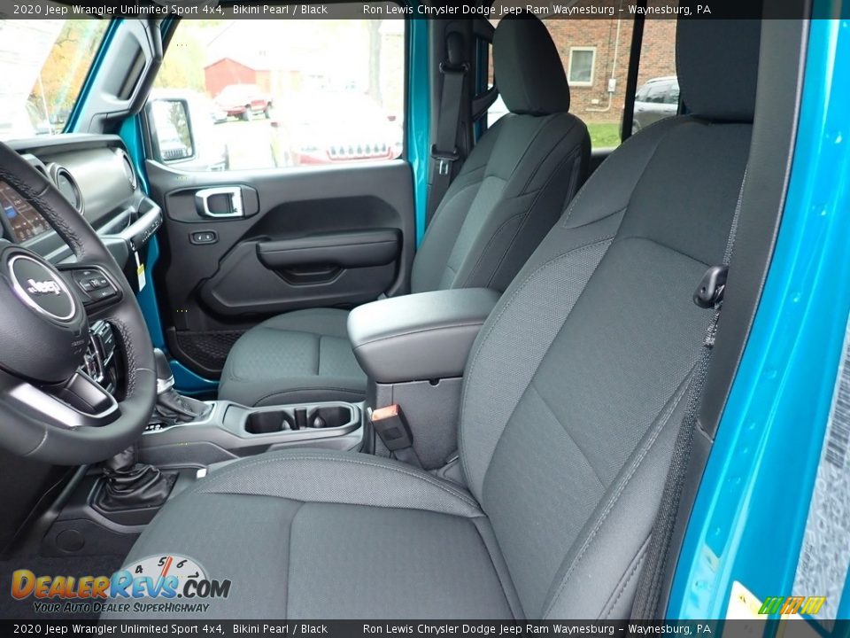 2020 Jeep Wrangler Unlimited Sport 4x4 Bikini Pearl / Black Photo #13