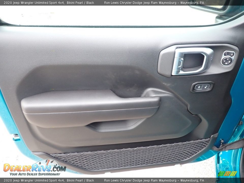 2020 Jeep Wrangler Unlimited Sport 4x4 Bikini Pearl / Black Photo #14