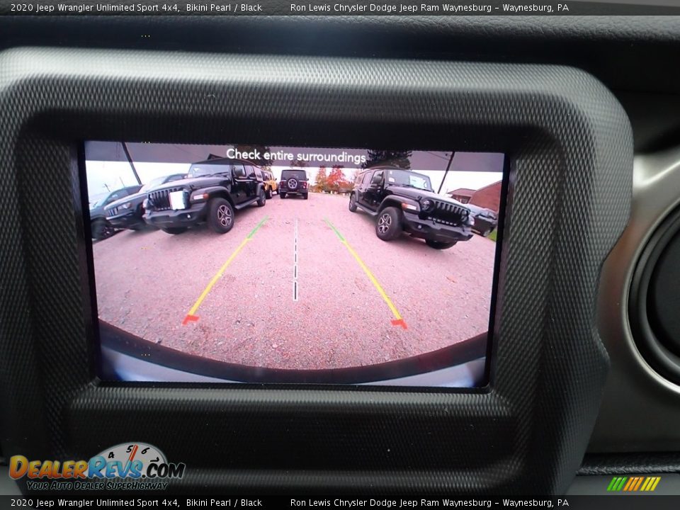 2020 Jeep Wrangler Unlimited Sport 4x4 Bikini Pearl / Black Photo #17
