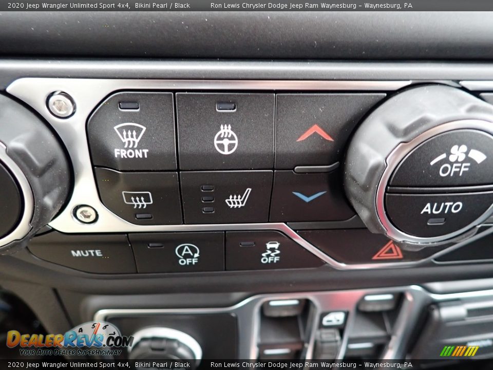 2020 Jeep Wrangler Unlimited Sport 4x4 Bikini Pearl / Black Photo #18