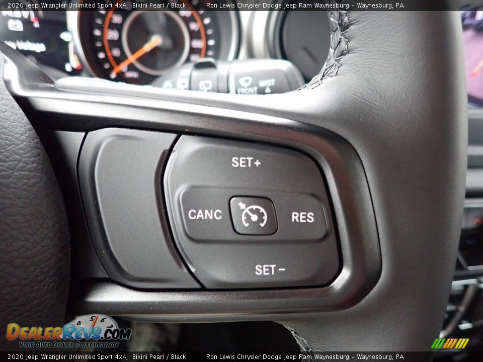 2020 Jeep Wrangler Unlimited Sport 4x4 Bikini Pearl / Black Photo #19