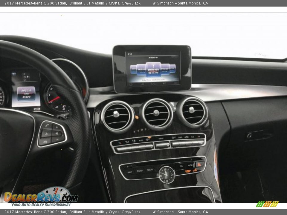 2017 Mercedes-Benz C 300 Sedan Brilliant Blue Metallic / Crystal Grey/Black Photo #5