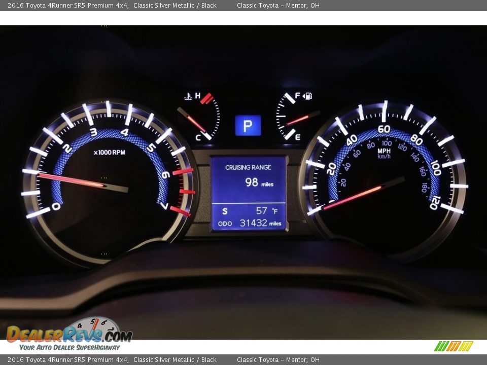 2016 Toyota 4Runner SR5 Premium 4x4 Classic Silver Metallic / Black Photo #8