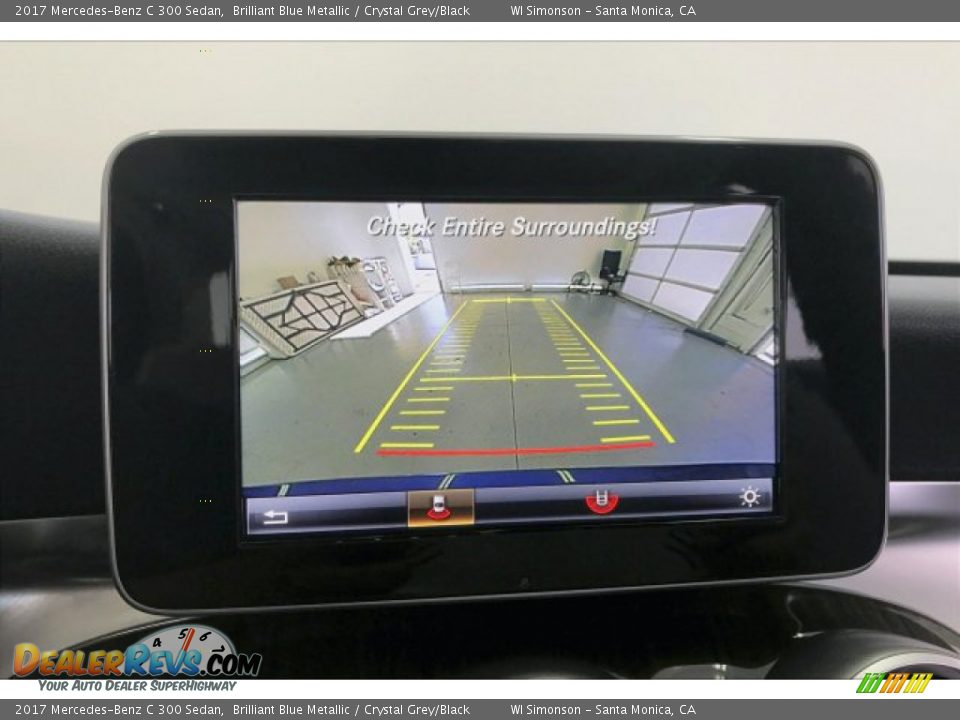 2017 Mercedes-Benz C 300 Sedan Brilliant Blue Metallic / Crystal Grey/Black Photo #21
