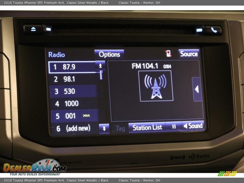 2016 Toyota 4Runner SR5 Premium 4x4 Classic Silver Metallic / Black Photo #11