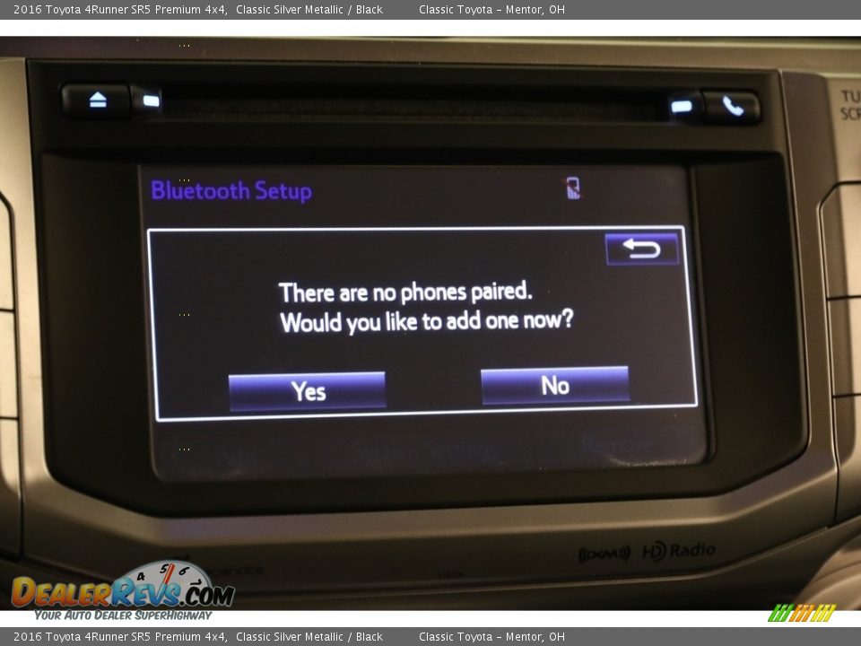 2016 Toyota 4Runner SR5 Premium 4x4 Classic Silver Metallic / Black Photo #12