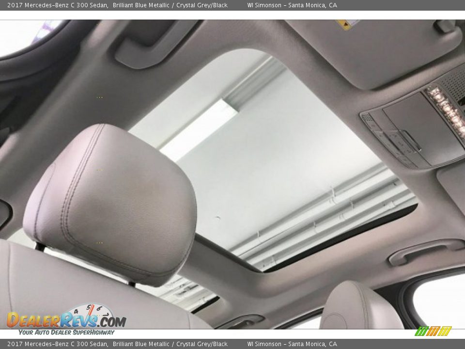 2017 Mercedes-Benz C 300 Sedan Brilliant Blue Metallic / Crystal Grey/Black Photo #29