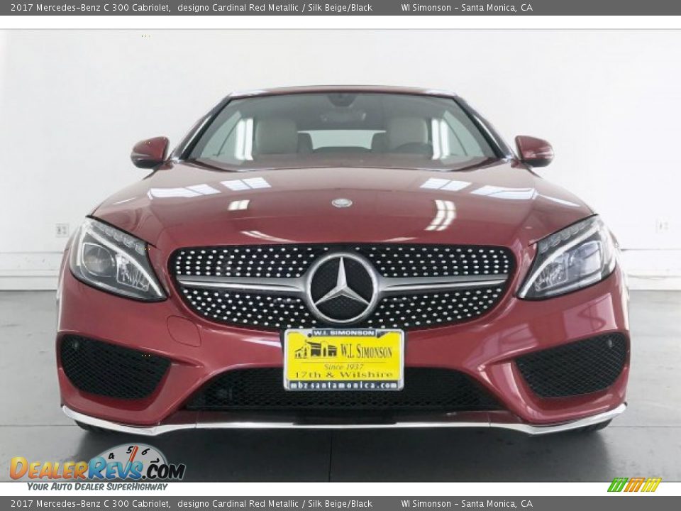 2017 Mercedes-Benz C 300 Cabriolet designo Cardinal Red Metallic / Silk Beige/Black Photo #2