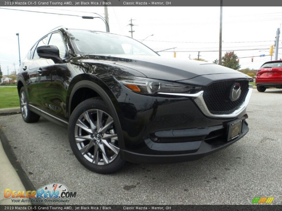 2019 Mazda CX-5 Grand Touring AWD Jet Black Mica / Black Photo #1