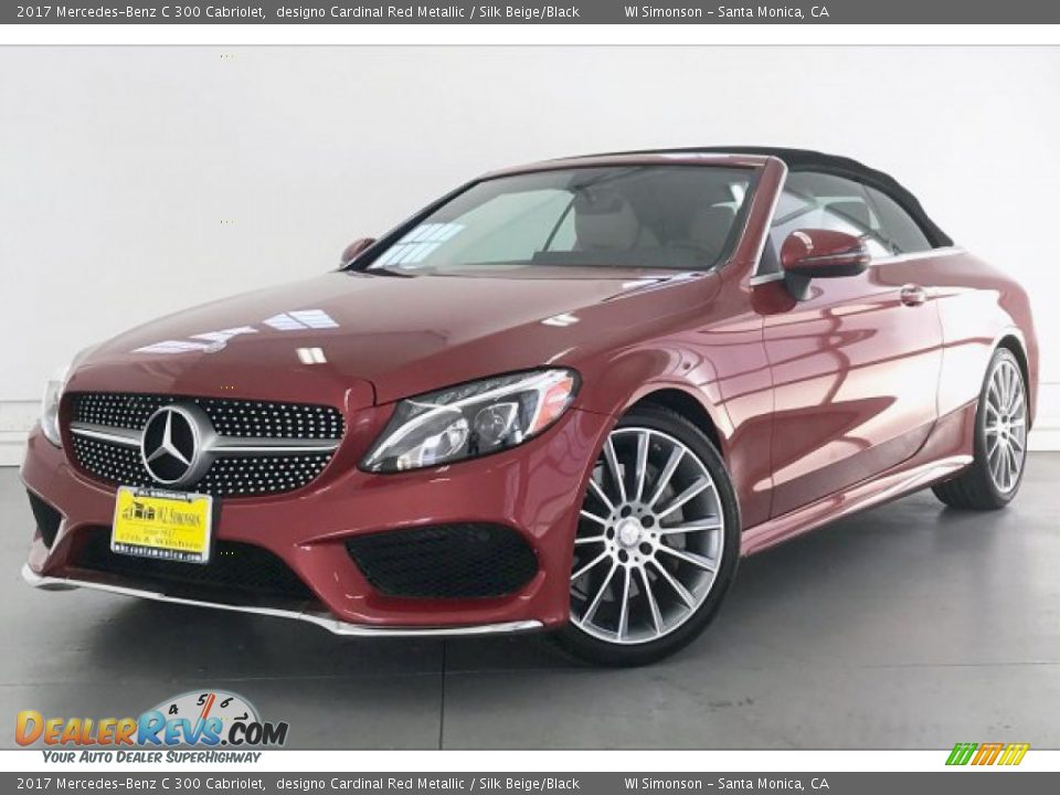 2017 Mercedes-Benz C 300 Cabriolet designo Cardinal Red Metallic / Silk Beige/Black Photo #12