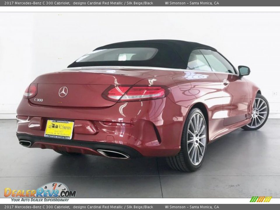 2017 Mercedes-Benz C 300 Cabriolet designo Cardinal Red Metallic / Silk Beige/Black Photo #16