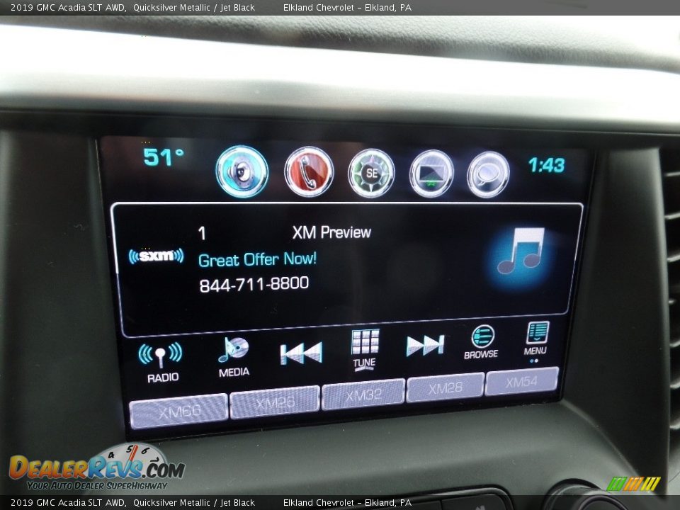 2019 GMC Acadia SLT AWD Quicksilver Metallic / Jet Black Photo #30