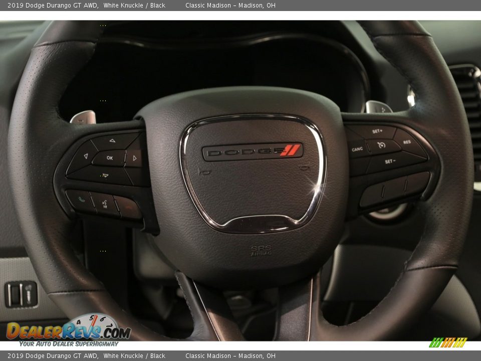 2019 Dodge Durango GT AWD White Knuckle / Black Photo #7