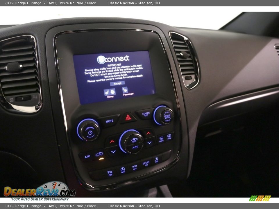 2019 Dodge Durango GT AWD White Knuckle / Black Photo #11