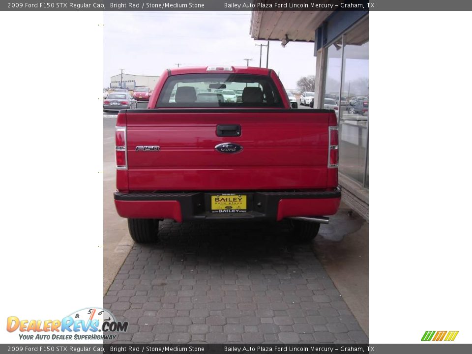 2009 Ford F150 STX Regular Cab Bright Red / Stone/Medium Stone Photo #4