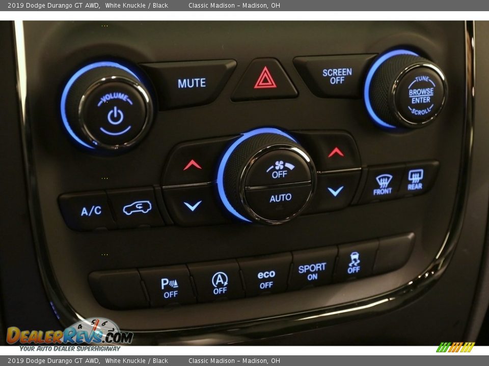 2019 Dodge Durango GT AWD White Knuckle / Black Photo #19
