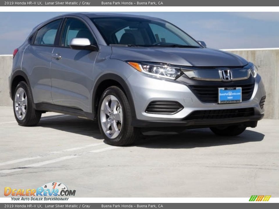 2019 Honda HR-V LX Lunar Silver Metallic / Gray Photo #1