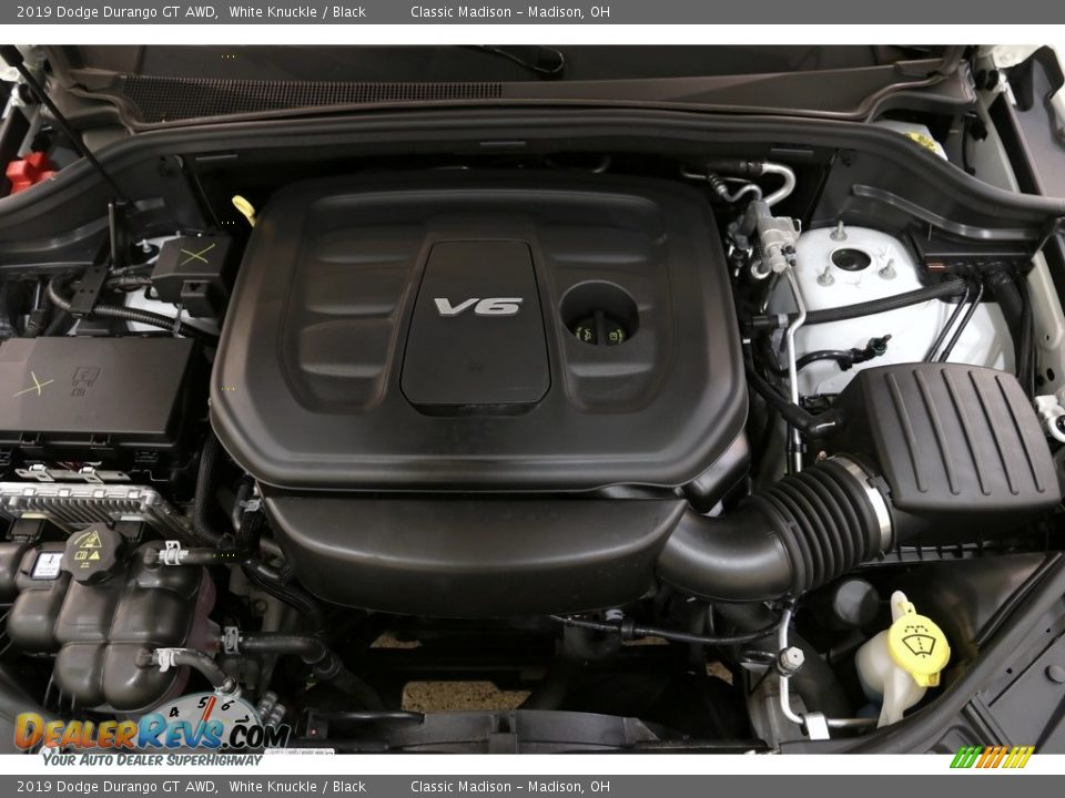 2019 Dodge Durango GT AWD White Knuckle / Black Photo #26