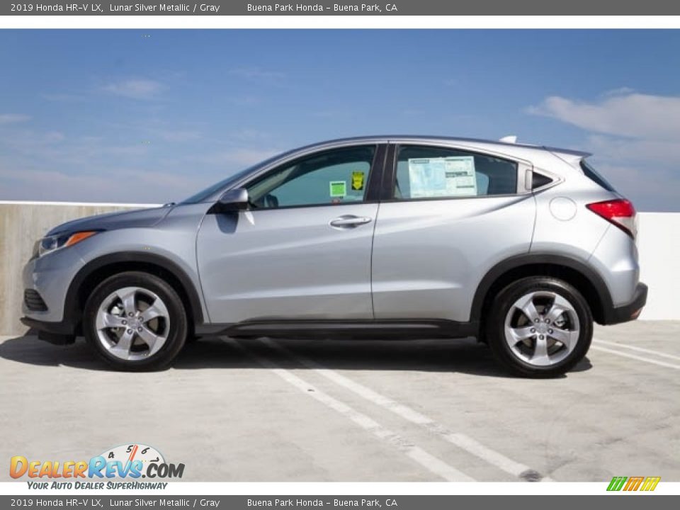 2019 Honda HR-V LX Lunar Silver Metallic / Gray Photo #5