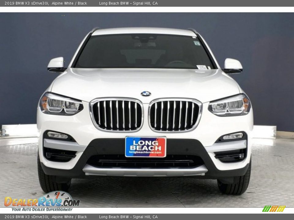 2019 BMW X3 sDrive30i Alpine White / Black Photo #2