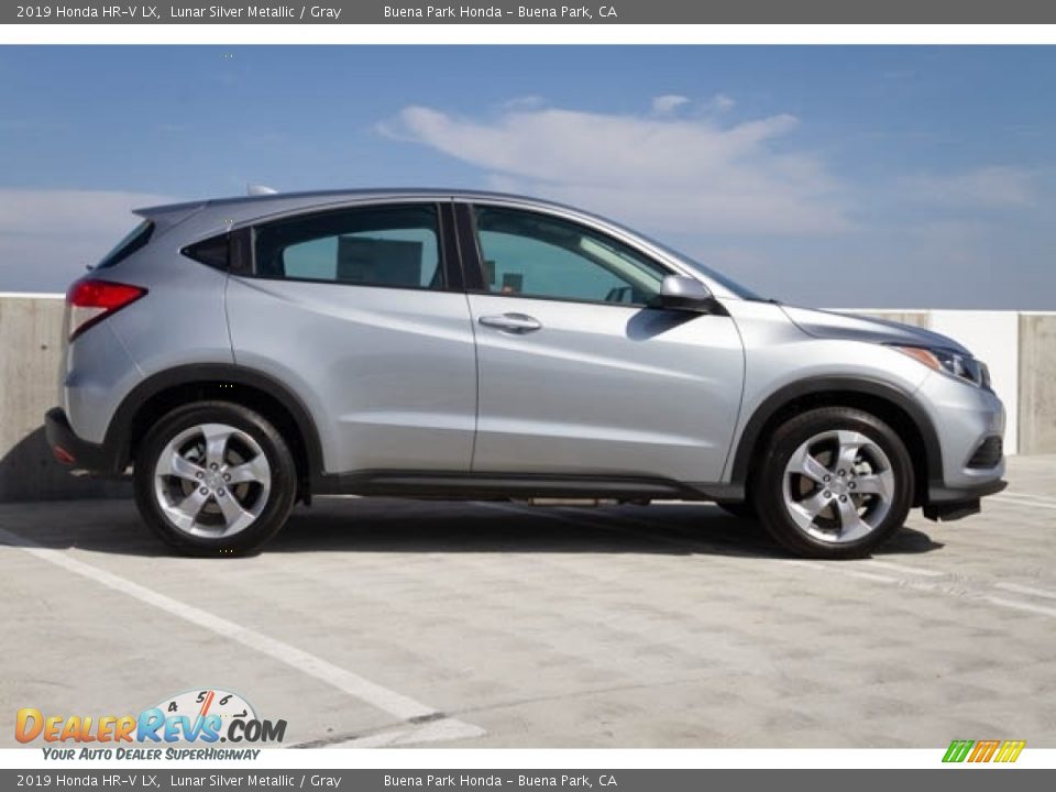 2019 Honda HR-V LX Lunar Silver Metallic / Gray Photo #9