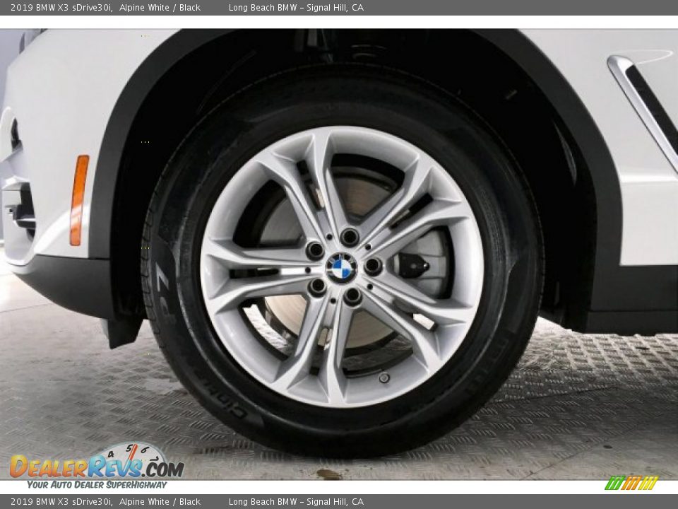 2019 BMW X3 sDrive30i Alpine White / Black Photo #8