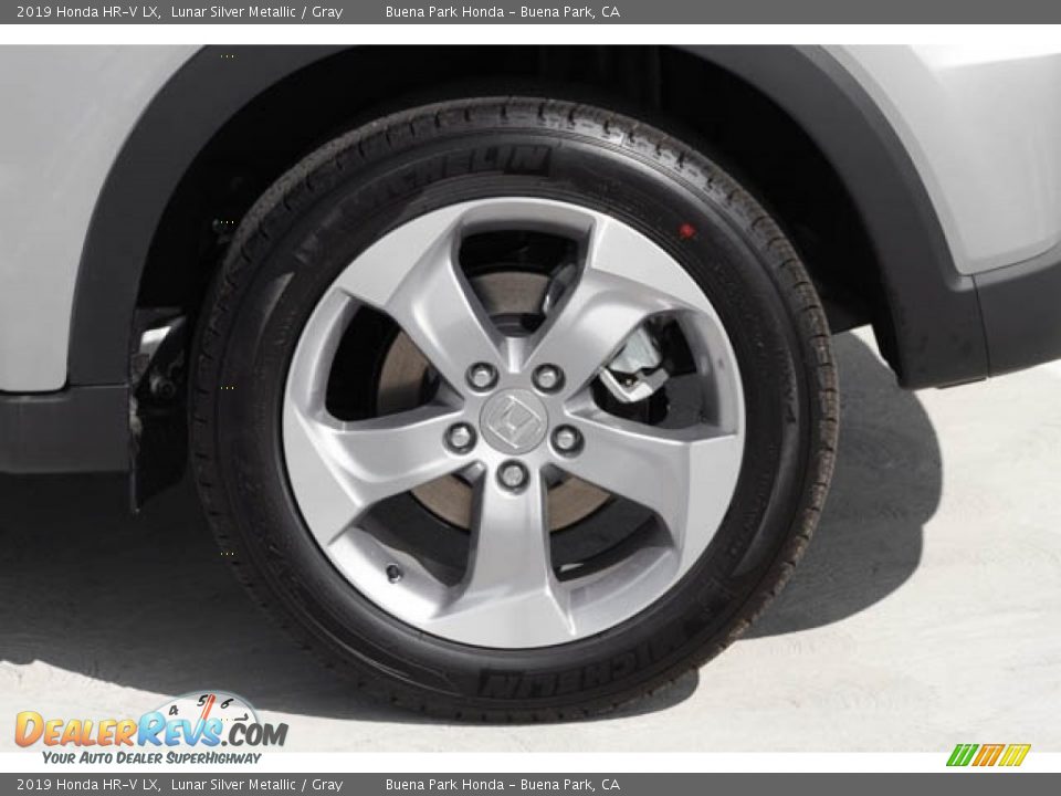 2019 Honda HR-V LX Lunar Silver Metallic / Gray Photo #14