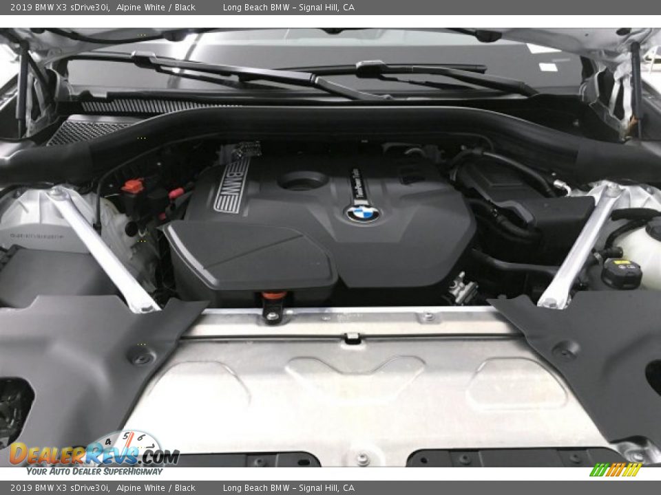 2019 BMW X3 sDrive30i Alpine White / Black Photo #9