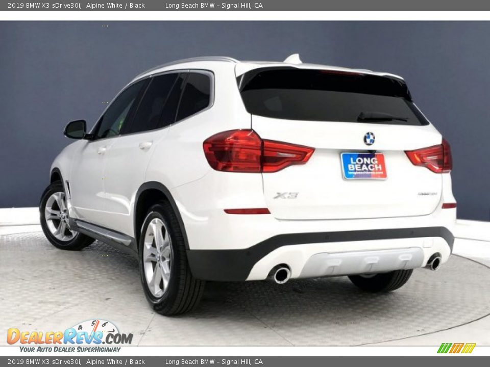 2019 BMW X3 sDrive30i Alpine White / Black Photo #10