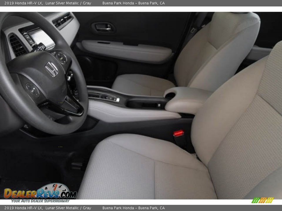 2019 Honda HR-V LX Lunar Silver Metallic / Gray Photo #16