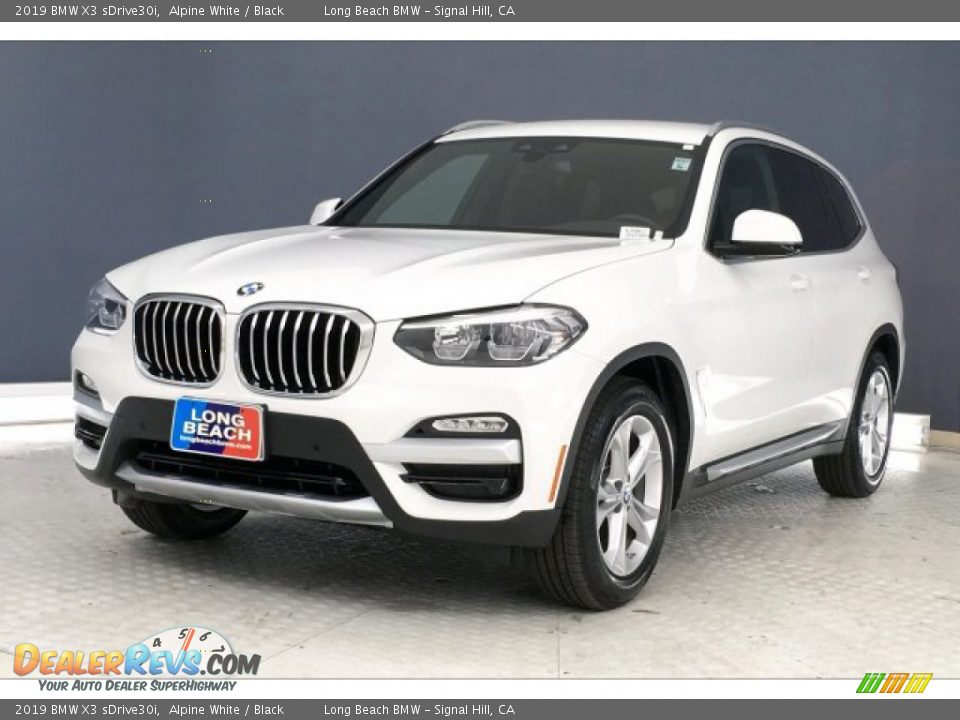 2019 BMW X3 sDrive30i Alpine White / Black Photo #12