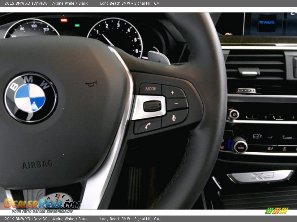 2019 BMW X3 sDrive30i Alpine White / Black Photo #15