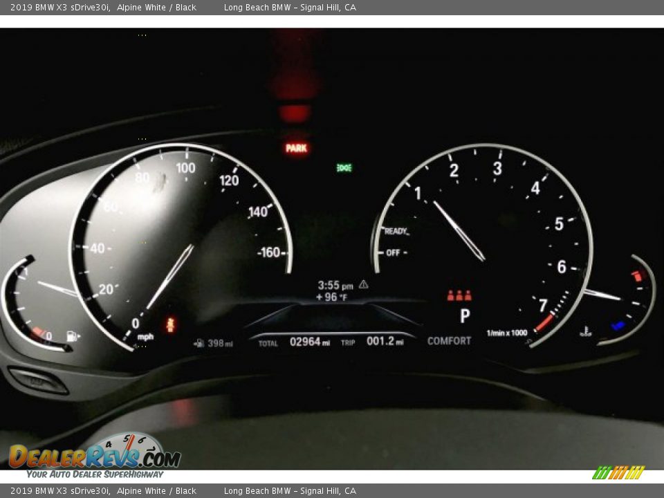 2019 BMW X3 sDrive30i Alpine White / Black Photo #16