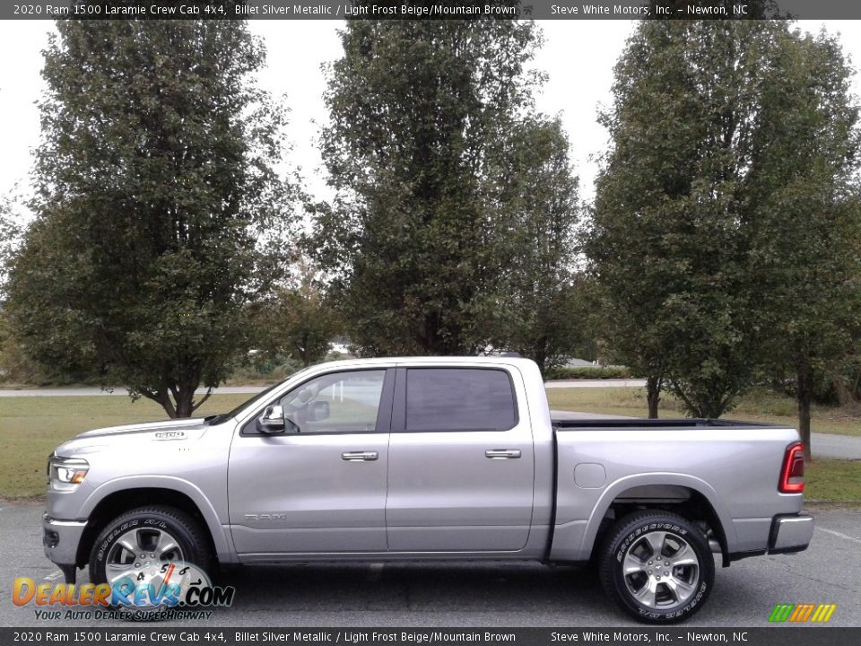 Billet Silver Metallic 2020 Ram 1500 Laramie Crew Cab 4x4 Photo #1