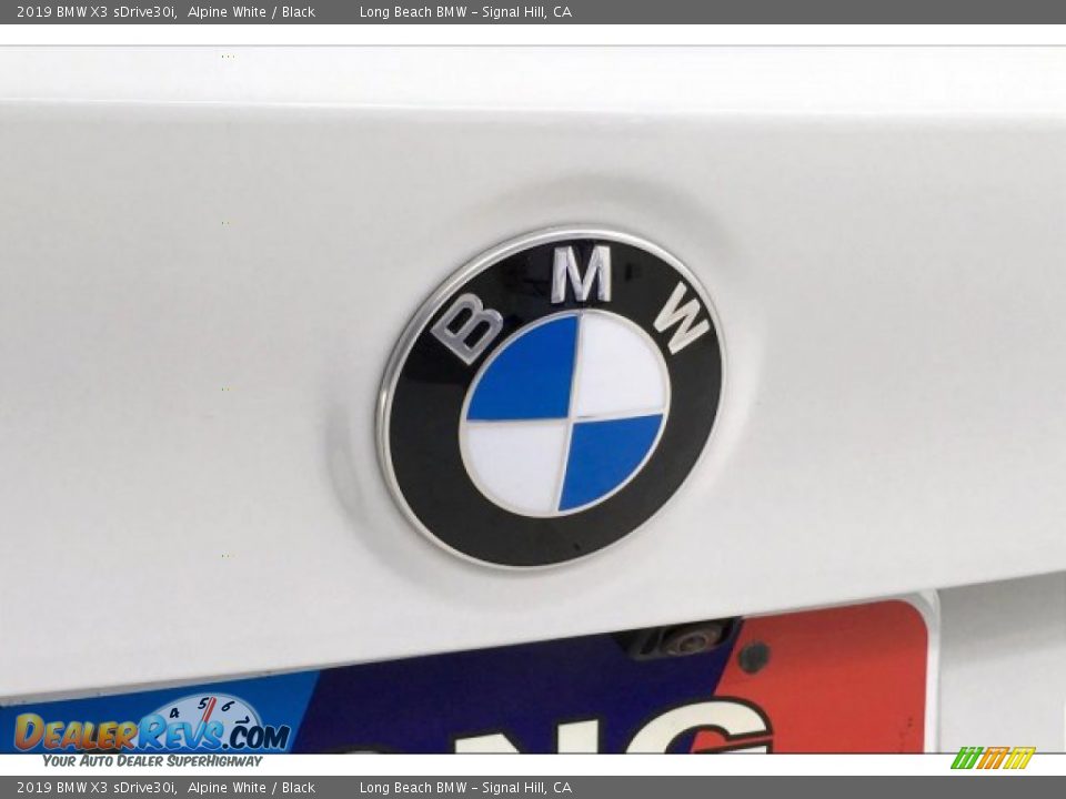 2019 BMW X3 sDrive30i Alpine White / Black Photo #23