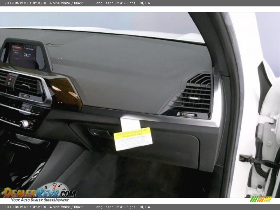 2019 BMW X3 sDrive30i Alpine White / Black Photo #24