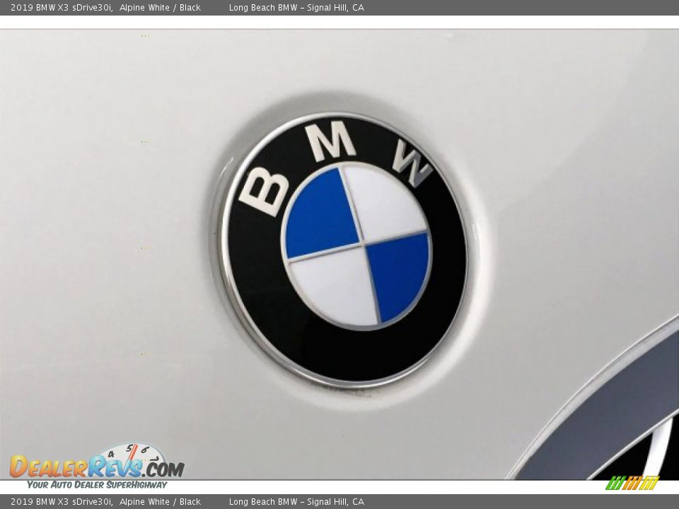 2019 BMW X3 sDrive30i Alpine White / Black Photo #28