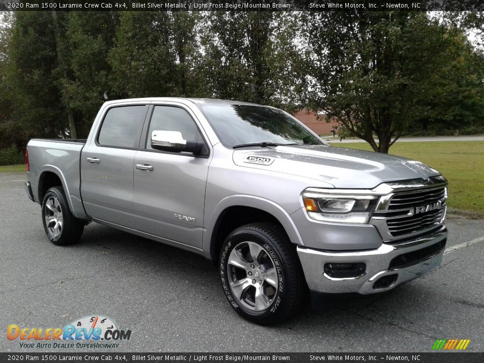 Billet Silver Metallic 2020 Ram 1500 Laramie Crew Cab 4x4 Photo #4